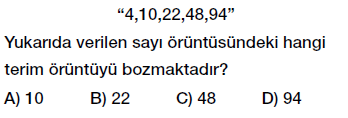 5. sınıf matematik örüntüler testi çöz, pdf indir