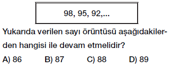 5. sınıf matematik örüntüler testi çöz, pdf indir