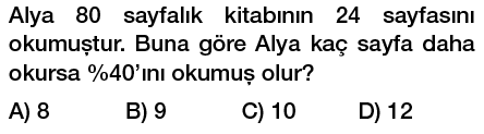 5. sınıf yüzdeler testi çöz, pdf indir