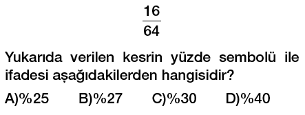 5. sınıf yüzdeler testi çöz, pdf indir