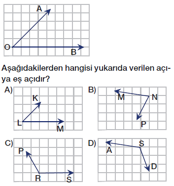6 Sınıf Açılar Testi Çöz