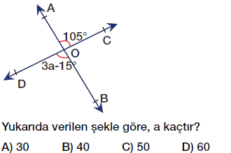 6. sınıf açılar, ters açılar, komşu açılar, tümler açılar, bütünler açılar testi çöz pdf indir