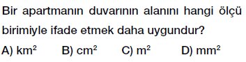 6. sınıf alan ölçme birimleri testi çöz, pdf indir
