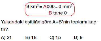 6. sınıf alan ölçme birimleri testi çöz, pdf indir