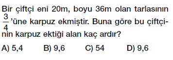 6. sınıf arazi ölçme birimleri testi çöz, pdf indir