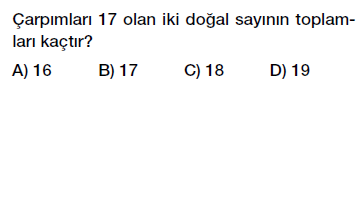 6. Sınıf Asal Sayılar Testi Çöz