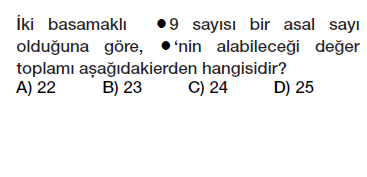 6. Sınıf Asal Sayılar Testi Çöz