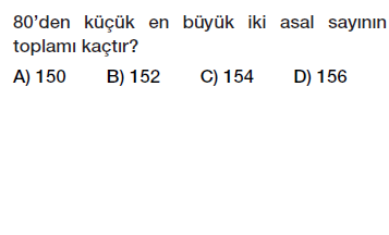 6. Sınıf Asal Sayılar Testi Çöz
