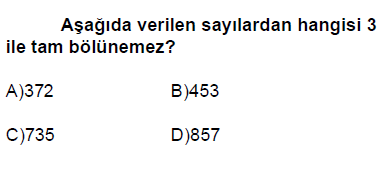 6. Sınıf 1.Dönem 2. Matematik Yazılı Sınavı Çöz