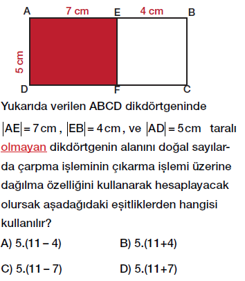 6.Sınıf ortak çarpan parantezine alma ve dağılma özelliği testi çöz indir
