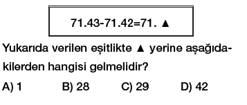 6. Sınıf 1.Dönem 2. Matematik Yazılı Sınavı Çöz