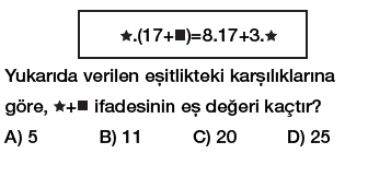 6.Sınıf ortak çarpan parantezine alma ve dağılma özelliği testi çöz indir