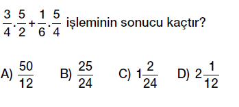 6.sınıf kesirlerle çaprma işlemi testi çöz, pdf indir