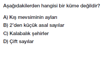 6. Sınıf - Kümeler, Boş Küme Testi Çöz