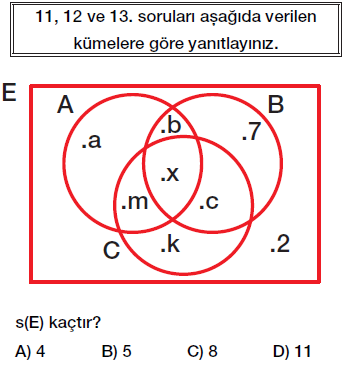 6. sınıf kümelerde birleşim ve kesişim işlemleri testi çöz cevaplı indir