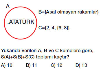 6. Sınıf kümenin elemanı ve eleman sayısı testi çöz indir