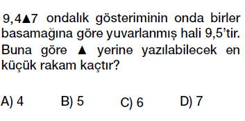 6. sınıf ondalık kesirler çözümleme ve yuvarlama testi çöz indir
