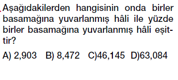 6. sınıf ondalık kesirler çözümleme ve yuvarlama testi çöz indir