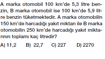 6. sınıf ondalık gösterim problemleri testi çöz indir