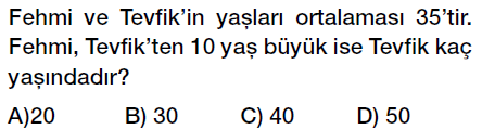6. Sınıf Veri Analizi, Aritmetik ortalama ve açıklık testi çöz
