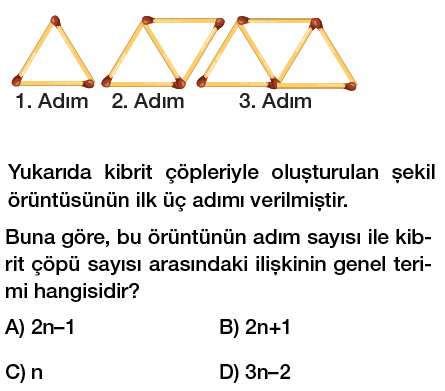 7. Sınıf Sayı Örüntüleri  Genel Kuralı Cebirsel İfadeler Örüntüler testi çöz