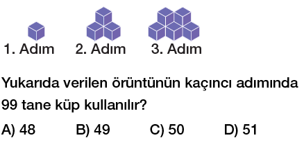 7. Sınıf Sayı Örüntüleri  Genel Kuralı Cebirsel İfadeler Örüntüler testi çöz