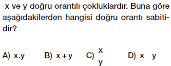 7. Sınıf doğru orantı testi çöz, pdf indir