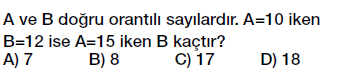 7. Sınıf doğru orantı testi çöz, pdf indir