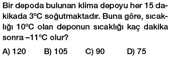 7. Sınıf Tam Sayı Problemleri Testi Çöz PDF indir