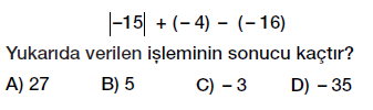 7. Sınıf toplama işlemi testi çöz, pdf indir