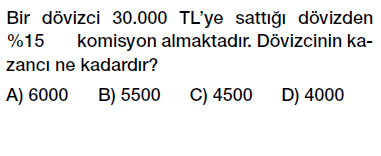 7. Sınıf Yüzdeler testi indirmeden çöz, pdf indir