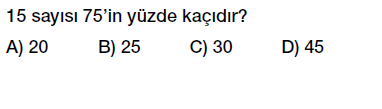 7. sınıf yüzdeler testi çöz, yüzdeler soru çözümü videolu