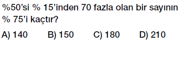 7. sınıf yüzdeler testi çöz, yüzdeler soru çözümü videolu