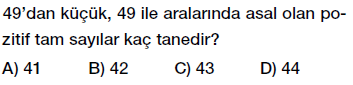 8. Sınıf aralarında asal sayılar testi çöz, pdf indir