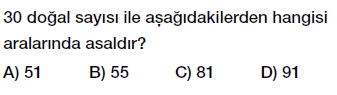 8. Sınıf aralarında asal sayılar testi çöz, pdf indir