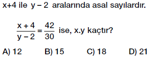 8. Sınıf aralarında asal sayılar testi çöz, pdf indir